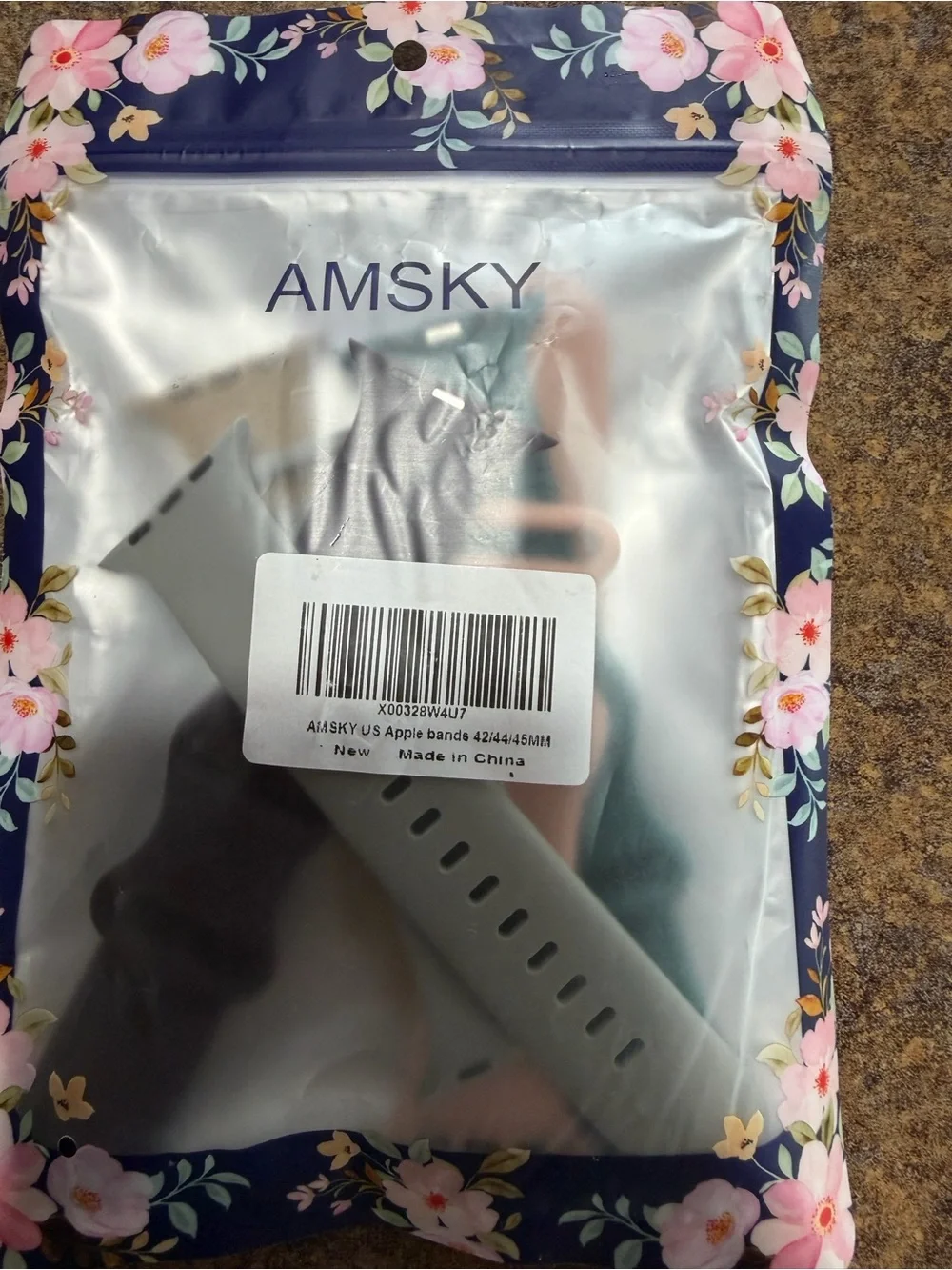 MSK Silicone Smartwatch Bands - Teal, Beige, Pink, Mint, Plum